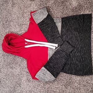 1/4 Zip Hooded Sweatshirt